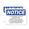 Signmission U.S. Government Property No Trespassing OSHA Notice Sign, Vinyl Decal, 14in W x 10in L, 2PK OS-2PACK-NS-D-1014-L-18753 - alternate 1